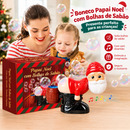 Papai Noel Soprador de Bolhas