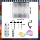 Cortina de Luz LED Inteligente RGB com Controle por App