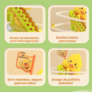 Brinquedo de patinho subino escada musical